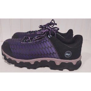 Timberland Women’s Pro Powertrain Sport Purple Work Shoes Safety Toe Size 7M